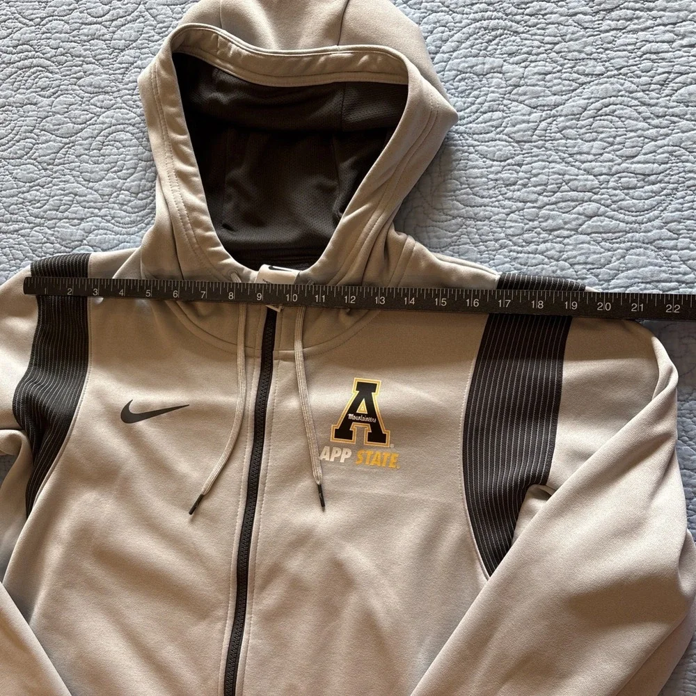 Nike Therma Fit On Field Mens Medium Appalachian State Full Zip Hoodie Jacket